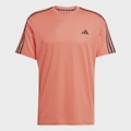 Camiseta adidas Essentials 3 Listras Masculina LARANJA/PRETO