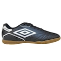 Chuteira Futsal Adulto Umbro Manchester PRETO/BRANCO