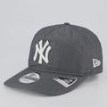 Boné Aba Curva New Era MLB New York Yankees Nylon Unissex CINZA