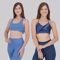 Top Area Silver - 2 unidades - Star Feminino AZUL