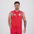 Camiseta Regata Internacional Treino 2026 adidas Masculina VERMELHO