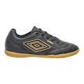 Chuteira de Futsal Infantil Umbro Class Footballer Jr PRETO/OURO