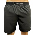 Short Lupo Fit Confort Bolso Com Ziper Masculino PRETO