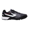 Chuteira de Society Masculina Topper Bairro  Com Amortecimento PRETO/BRANCO
