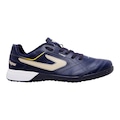 Chuteira de Futsal Masculina Topper Bairro Com Amortecedor AZUL/CINZA