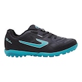 Chuteira De Society Topper Boleiro VI Infantil PRETO/AZUL