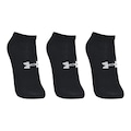 Meia Sapatilha Invisível Under Armour Core Cotton PRETO