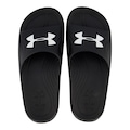 Chinelo Under Armour Core 2 Unissex PRETO/BRANCO