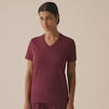 Camiseta Fila Basic Feminina VINHO