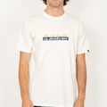 Camiseta Quiksilver Comp Check Masculina BRANCO