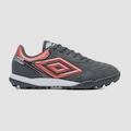 Chuteira Society Adulto Umbro Adamant Master Class PRETO/VERMELHO