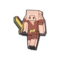 Jibbitz Crocs Minecraft Filme 3 BRANCO