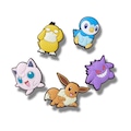 Kit Jibbitz Crocs Pokemon Pack com 5 Peças BRANCO