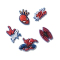 Kit Jibbitz Crocs Homem-Aranha Pack com 5 Peças BRANCO