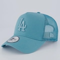 Boné New Era MLB Los Angeles Dodgers League Trucker 940 AZUL