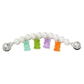 Jibbitz Crocs Corrente Pérolas Bala de Ursinho BRANCO
