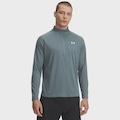 Camiseta Manga Longa de Treino Under Armour Tech Textured Masculina AZUL