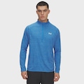 Camiseta Manga Longa de Treino Under Armour Tech Textured Masculina AZUL