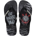 Chinelo Havaianas Top Times Corinthians BRANCO/PRETO