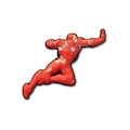 Jibbitz Crocs Avengers Homem de Ferro BRANCO