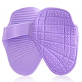 Luva Palmar Gold Sports em Silicone Ultra Soft Anti Derrapante ROXO