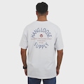Camiseta Extra Grande Hang Loose Aloha Masculina BRANCO