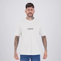 Camiseta adidas Letter Logo Linear Masculina BRANCO