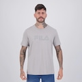 Camiseta Fila Regular Letter Premium IV Masculina CINZA