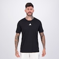 Camiseta adidas Own The Run Base Basic Tee Masculina PRETO