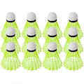 Kit Peteca de Badminton Gold Sports Nylon Amarelo 12 unidades AMARELO