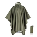 Capa Esportiva Gold Sports Ultra ProTérmico Com Capuz 3X1 Anti Chuva-Caminhadas-Acampamento VERDE