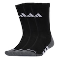 Meia adidas Acolchoadas Performance Climacool 3 Pares - Unissex PRETO