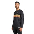 Blusão de Moletom adidas Gola Careca adi365 Seasonal Masculino PRETO