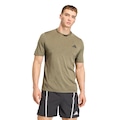 Camiseta adidas Workout Essentials Seamless Masculina VERDE ESCURO