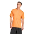 Camiseta adidas D4T PrimeLift 3-Stripes Masculina LARANJA