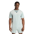 Camiseta adidas D4T PrimeLift 3-Stripes Masculina VERDE CLARO