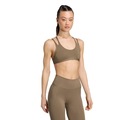 Top de suporte leve com alças finas adidas Optime Workout Feminino BEGE