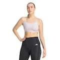 Top adidas Suporte Leve Optime Essentials Workout Feminino ROXO