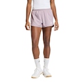 Short de Malha de Cintura Alta adidas Pacer Workout Feminino ROXO/BRANCO