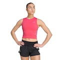 Opção de cor ROSA de Camiseta Regata adidas Icônica adi365 Feminina