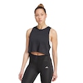 Camiseta Regata Cropped adidas Yoga Essentials Feminina PRETO