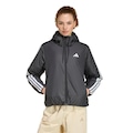Jaqueta com Capuz adidas Isolamento Essentials CLIMAWARM Três Listras Feminina PRETO