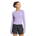 Camiseta adidas Manga Longa adi365 Running Essentials Feminina ROXO