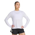 Camiseta adidas Manga Longa adi365 Climacool Feminino ROXO CLARO/BRANCO