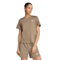 Camiseta Gola Careca adidas Workout Essentials Feminina BEGE