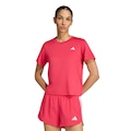 Camiseta Gola Careca adidas Workout Essentials Feminina ROSA