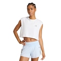 Camiseta Cropped adidas adi365 Running Essentials Feminina BRANCO