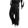 Calça adidas Stadium Três Listras Feminina PRETO/BRANCO