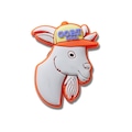 Jibbitz Crocs Cabra de Chapéu BRANCO