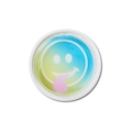 Jibbitz Crocs Rosto de Sorriso Squish BRANCO